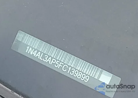 2015 Nissan Altima 2.5 Sv из США, поврежденный, VIN 1N4AL3AP5FC139899